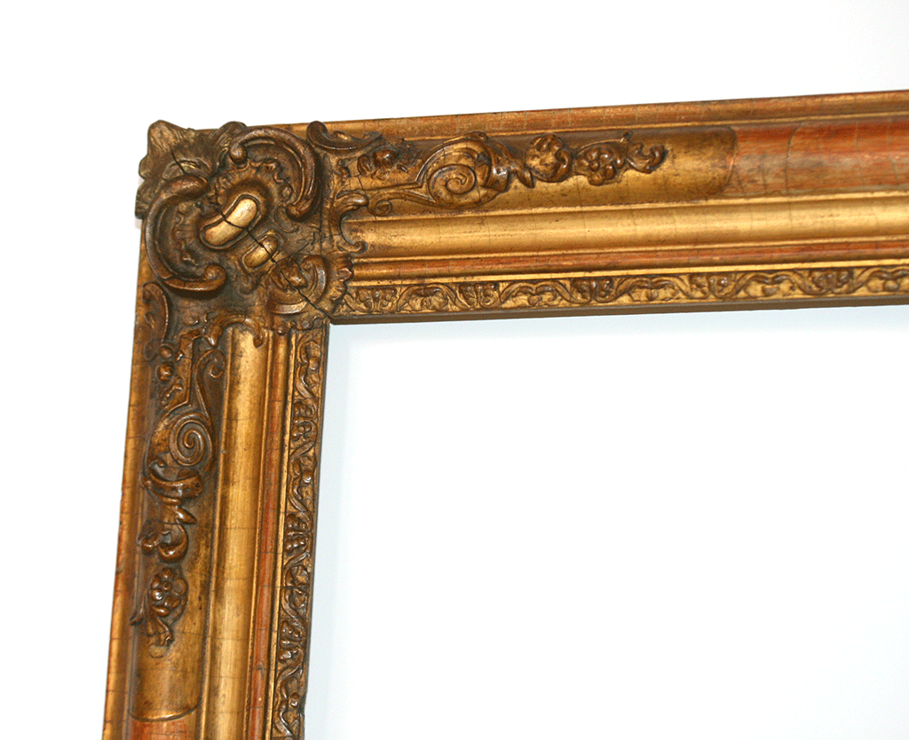 Marco dorado isabelino, siglo XIX