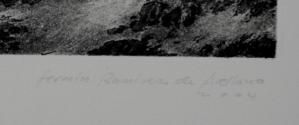 Al Norte, grabado de Don Fermín Ramírez de Arellano