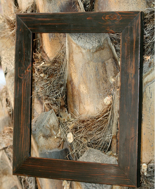 Black frame with visible grain