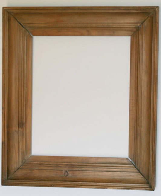 Old washed wood frame 19th century